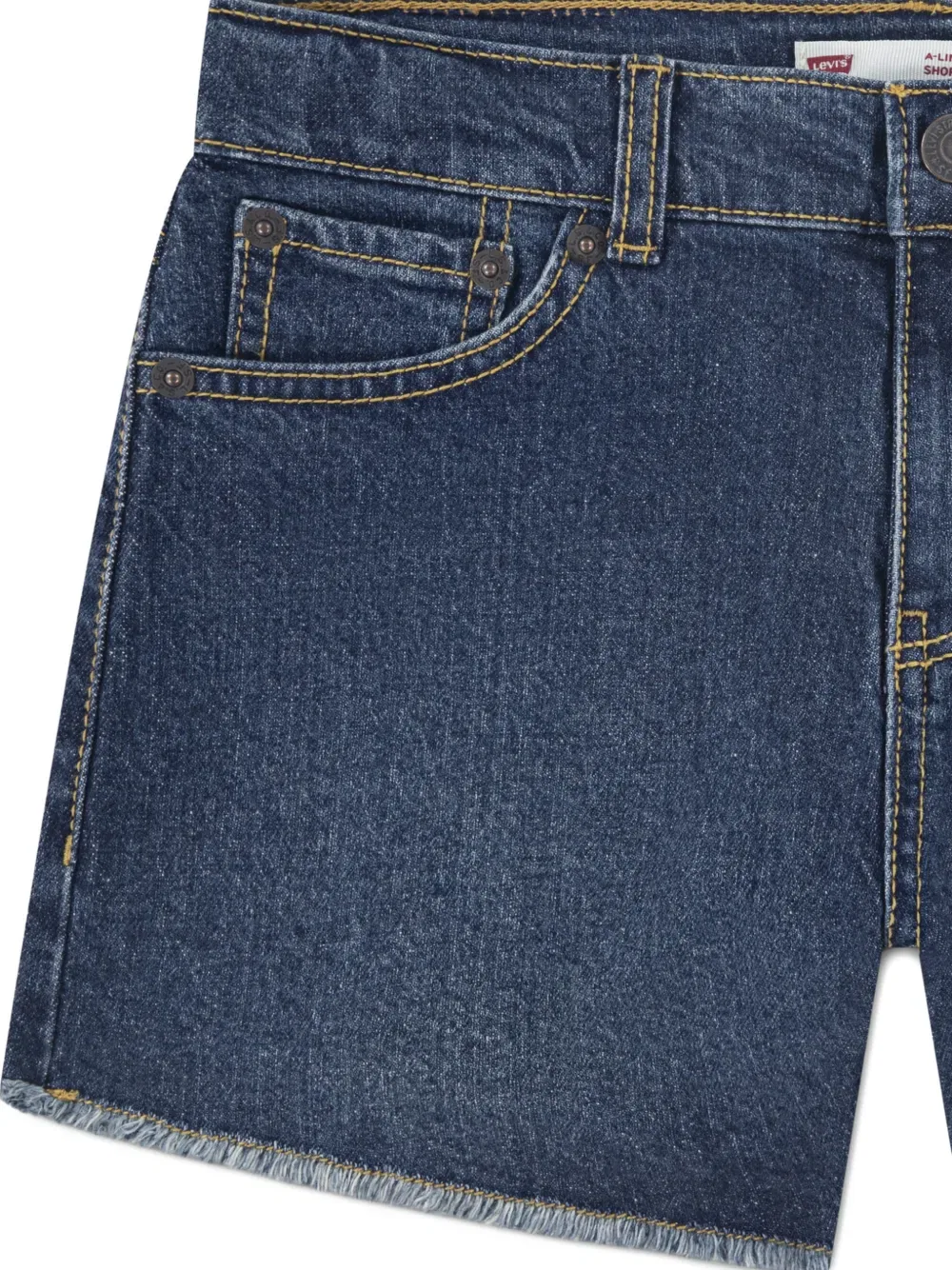 Шорты с бахромой Levi'S Kids, синий — фото 4