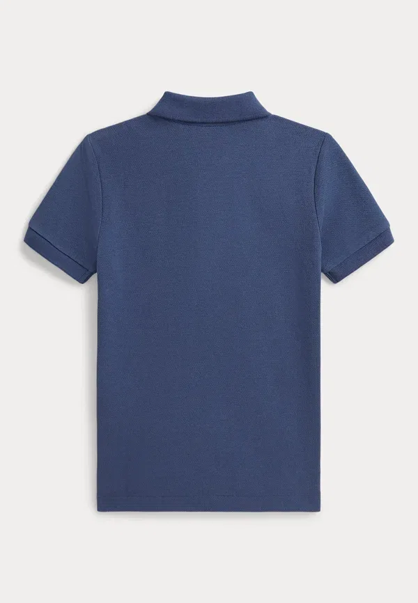 Поло из пике с вышивкой Polo bear cotton mesh polo shirt Polo Ralph Lauren, Old Royal — фото 2