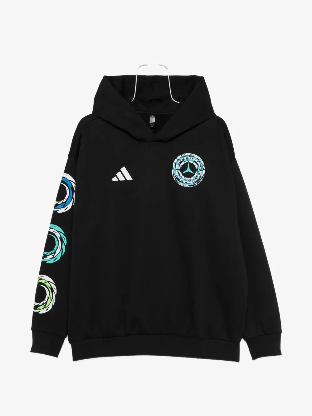 Толстовка с графическим принтом adidas X Mercedes-AMG Petronas Formula 1 Team, черный