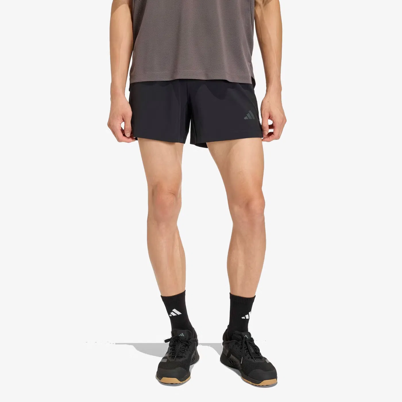 Шорты спортивные с технологией Climacool D4T Essentials Adidas, черный — фото 2