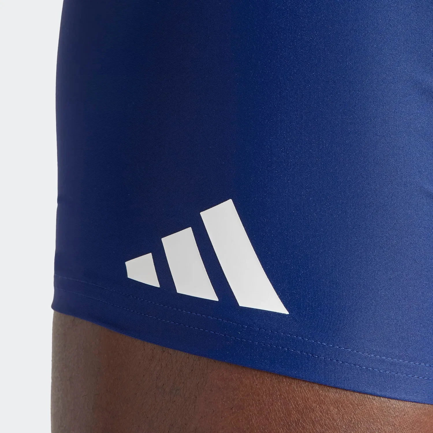 Мужские плавки боксеры с эластичным поясом Adidas Performance, Dark Blue/White — фото 4