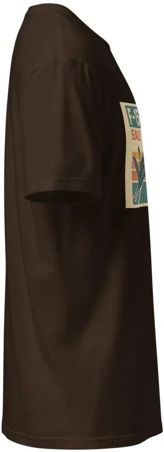 Футболка с принтом F-15 Eagle, Dark Chocolate — фото 4