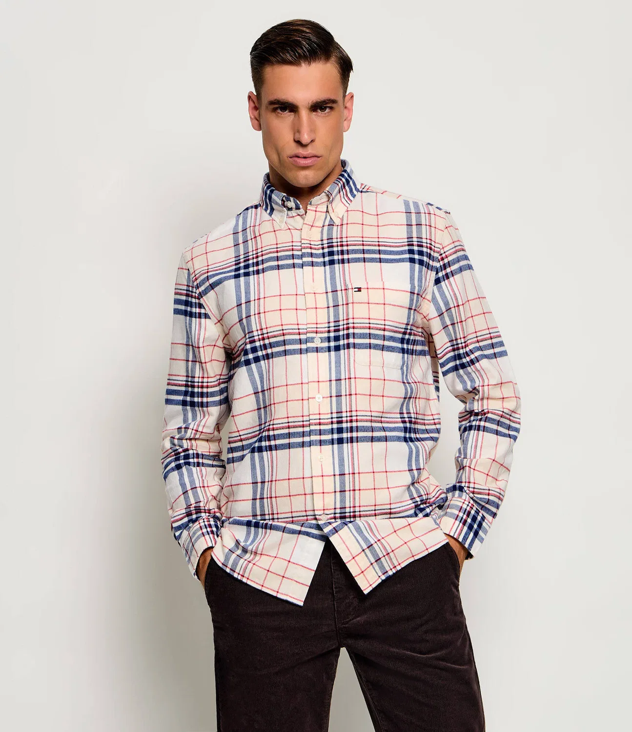 Рубашка с длинным рукавом Tommy Hilfiger, мультиколор