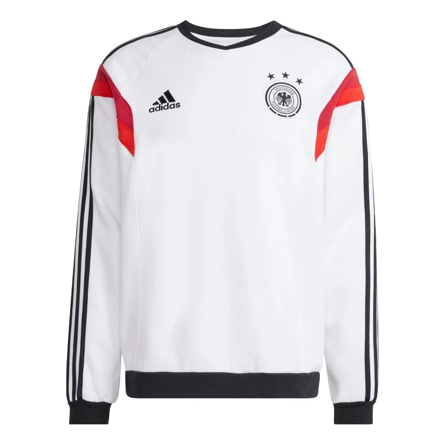 Мужской свитшот с длинным рукавом Adidas Germany Crew 2014 Sweatshirt, белый