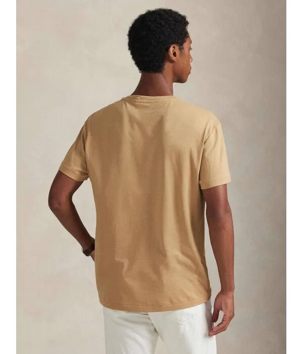 Мужская футболка классического кроя Polo Ralph Lauren, Cammello — фото 3