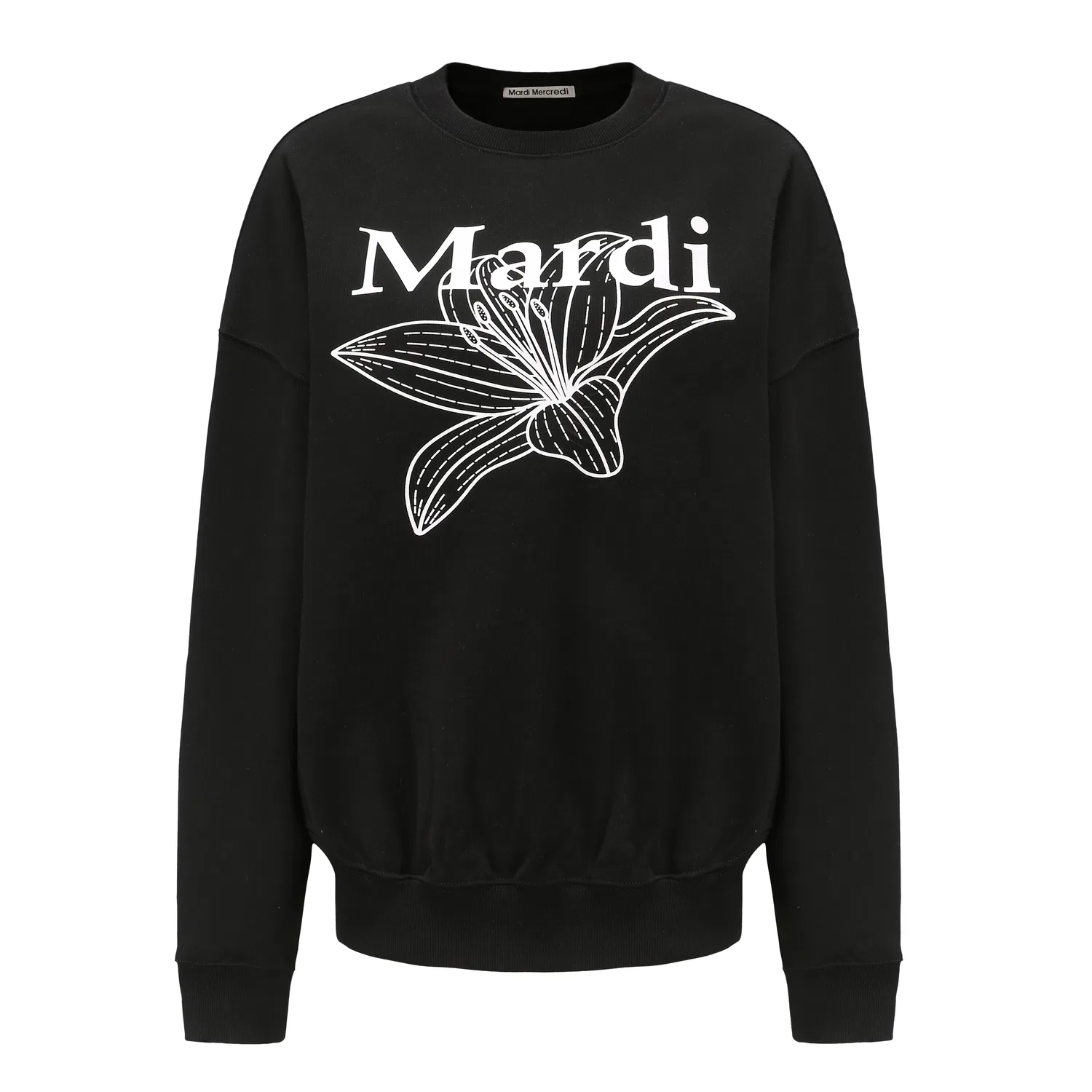 Детская толстовка унисекс с высоким стилем Diamond Black (Birch White) MARDI MERCREDI, Diamond Black (Birch White)