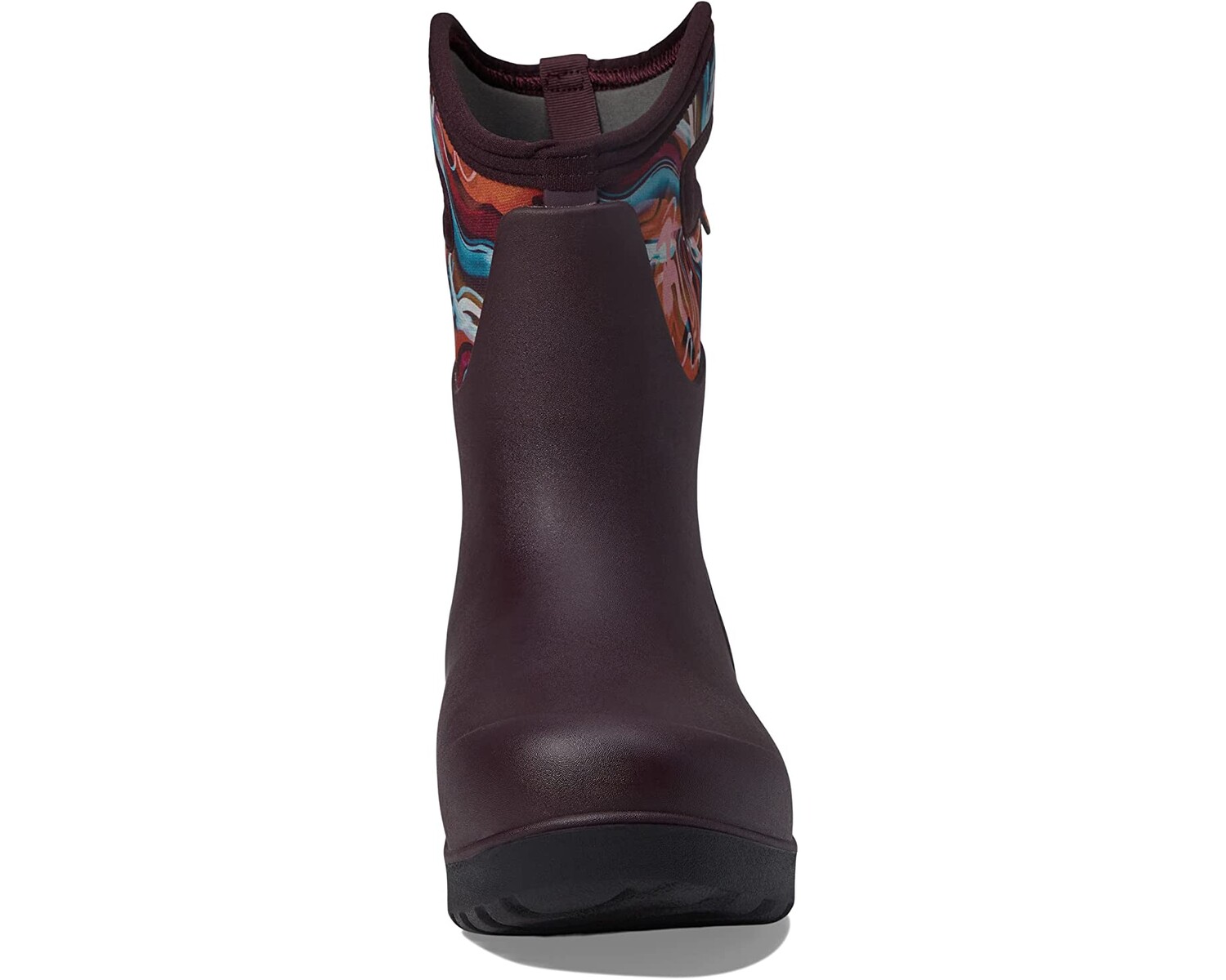 

Ботинки Neo - Classic Mid Glossy Abstract Bogs, бургундия мульти