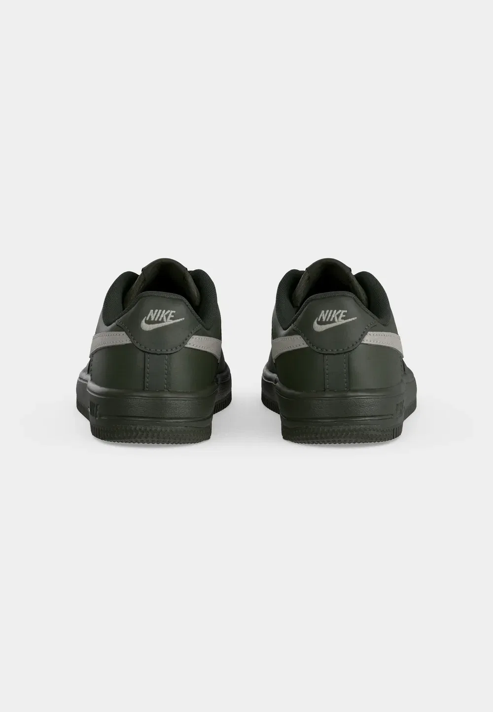 Force 1 ki tech ess lace unisex - кроссовки Nike Sportswear, Newsprint/College Grey — фото 4