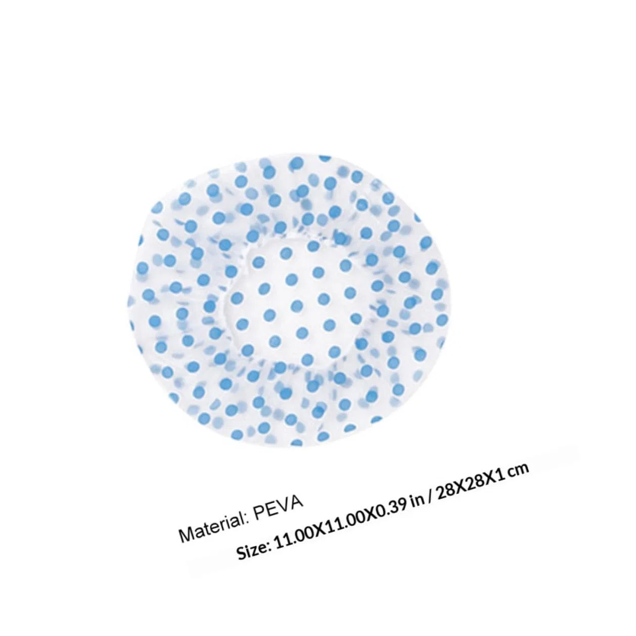 Шапочка для душа ADOCARN, 10 шт., 28x28x1 см, мультиколор — фото 2