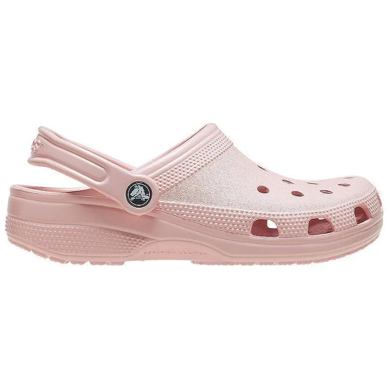 Crocs Детские сабо из ЭВА с цветком Классик Крокс, Quartz Pink — фото 4