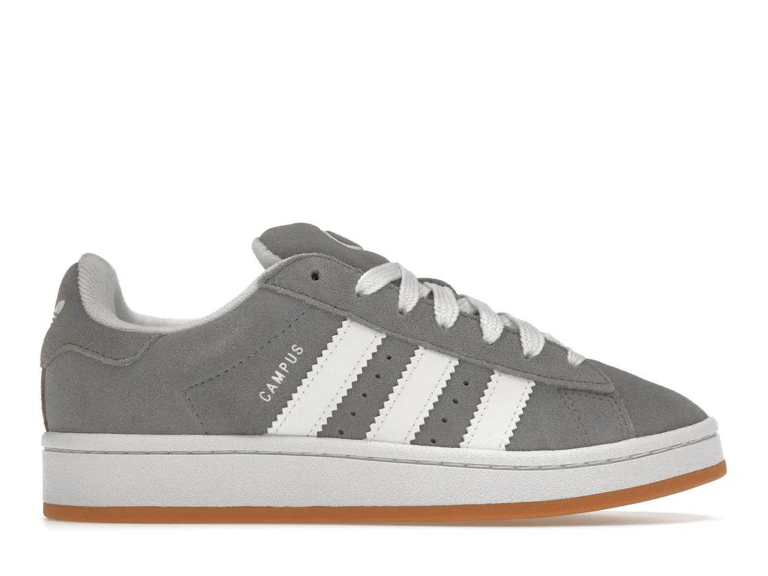 Детские кроссовки на шнуровке Campus 00s Adidas, Grey Three Cloud White Cloud White