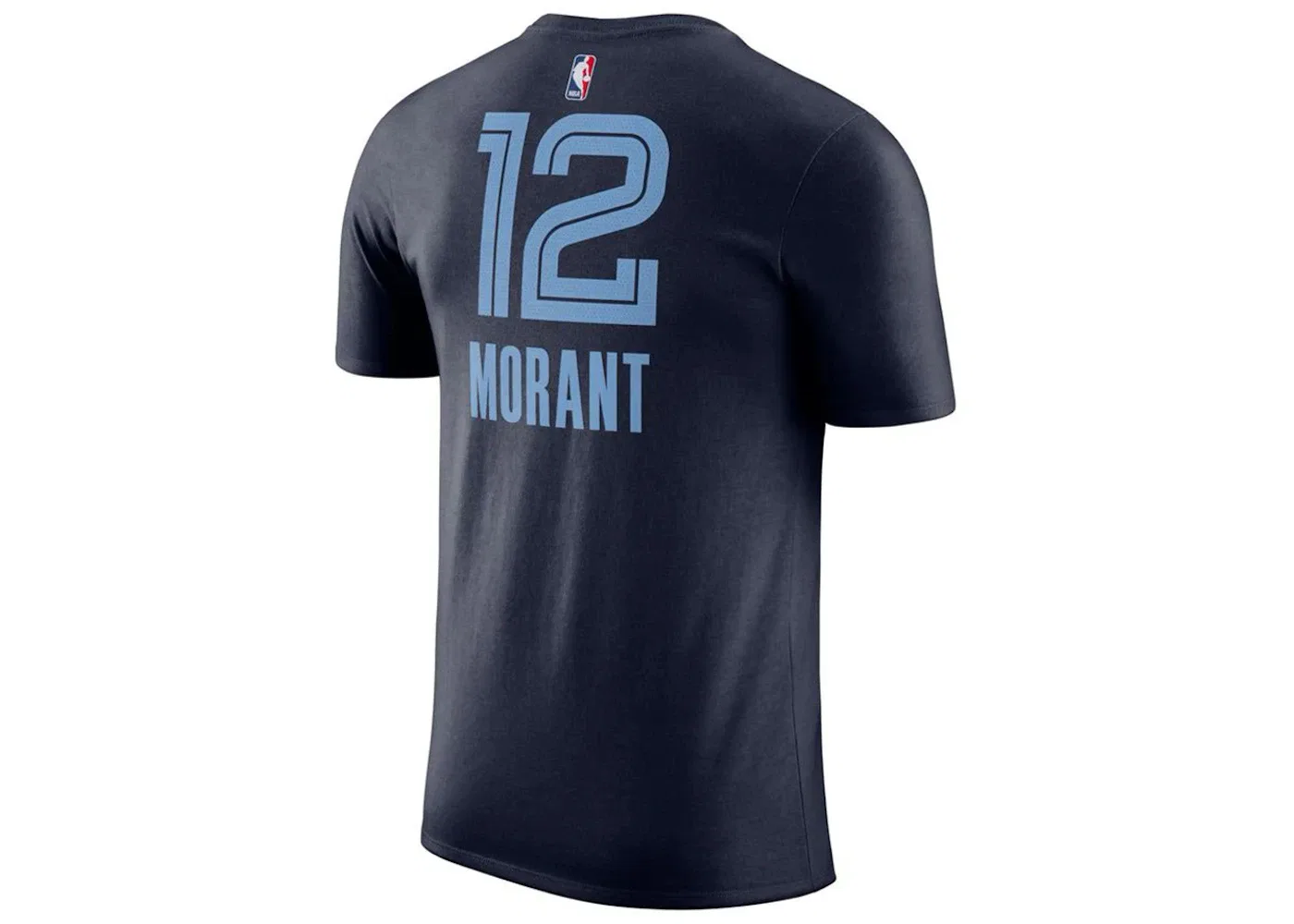 Мужская футболка с принтом Memphis Grizzlies Ja Morant Nike, Dark Blue/Light Blue — фото 2