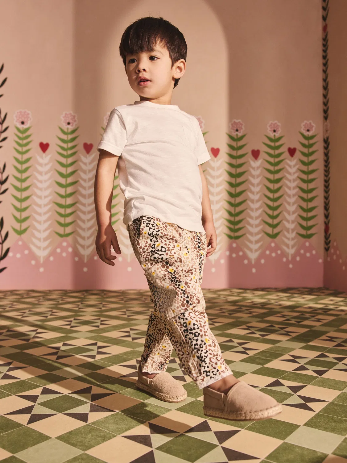 Брюки с леопардовым принтом Cath Kidston Next, коричневый с леопардовым принтом — фото 3