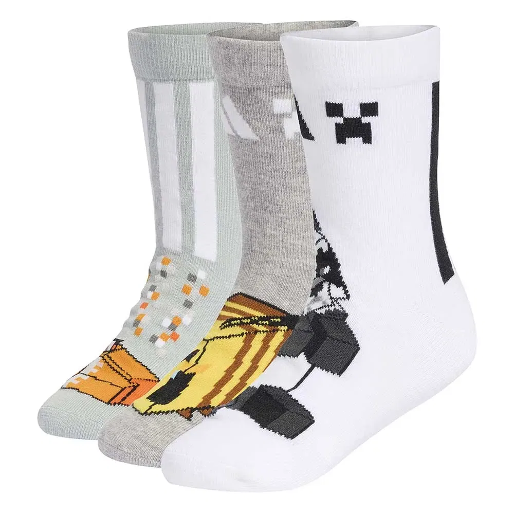 Носки Adidas Minecraft crew socks, мультиколор