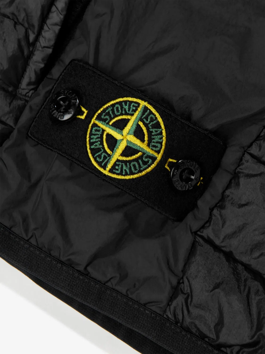 Stone Island Жилет с мотивом компаса, черный — фото 3