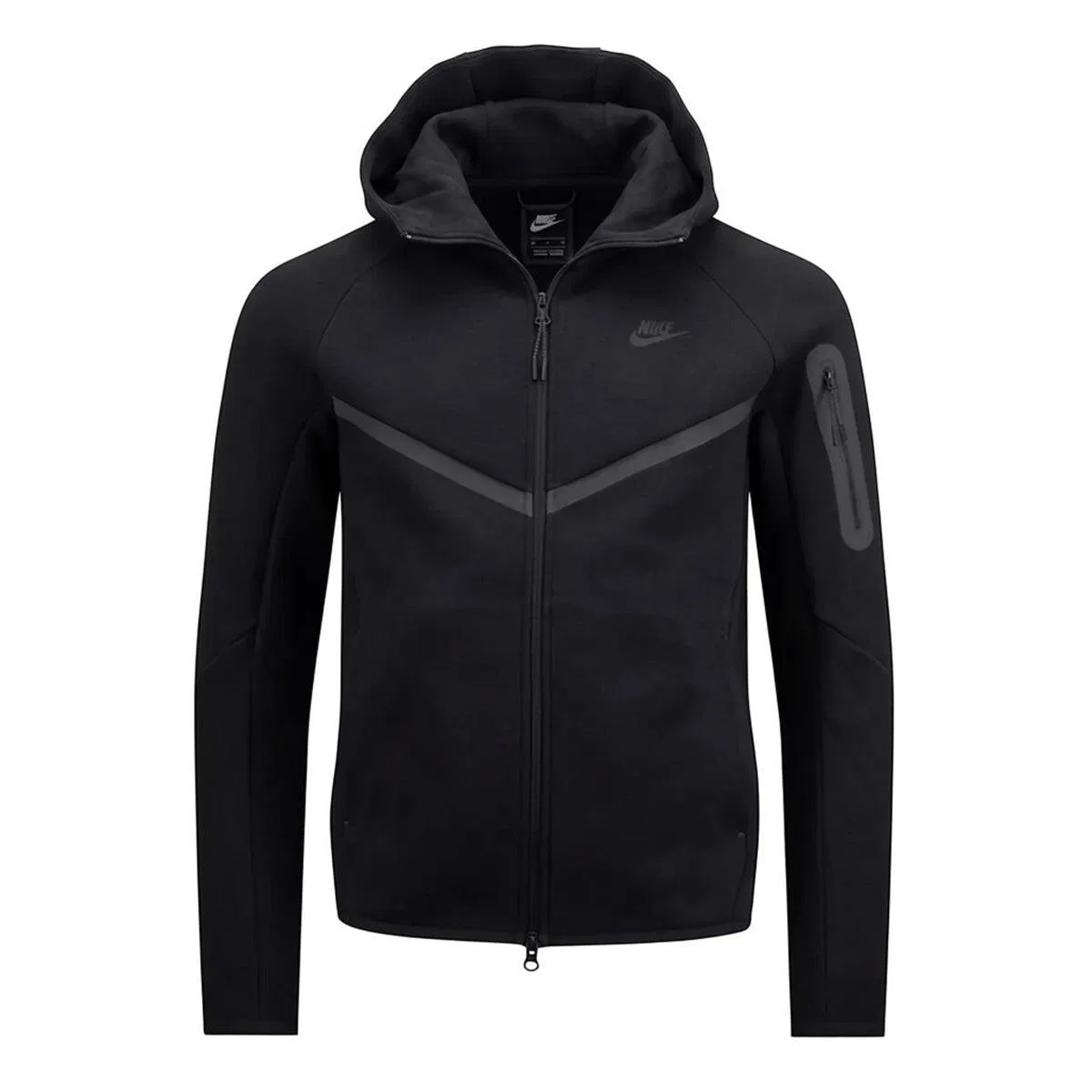 Мужское худи Tech Fleece Windrunner Nike, Schwarz