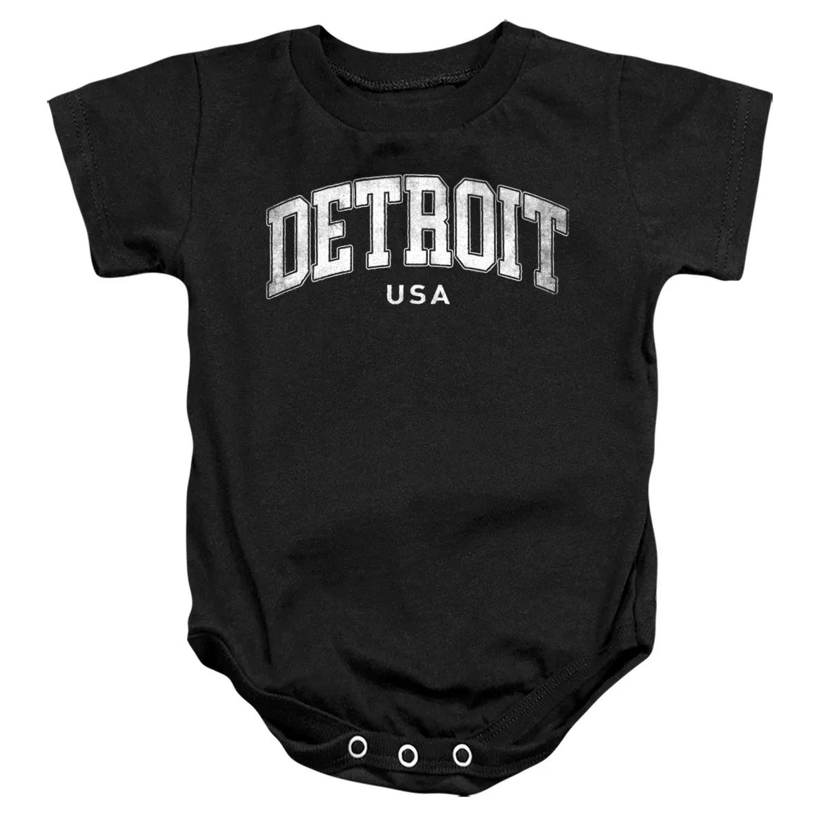 Детское боди с коротким рукавом Detroit City Arched LOGOVISION, Black