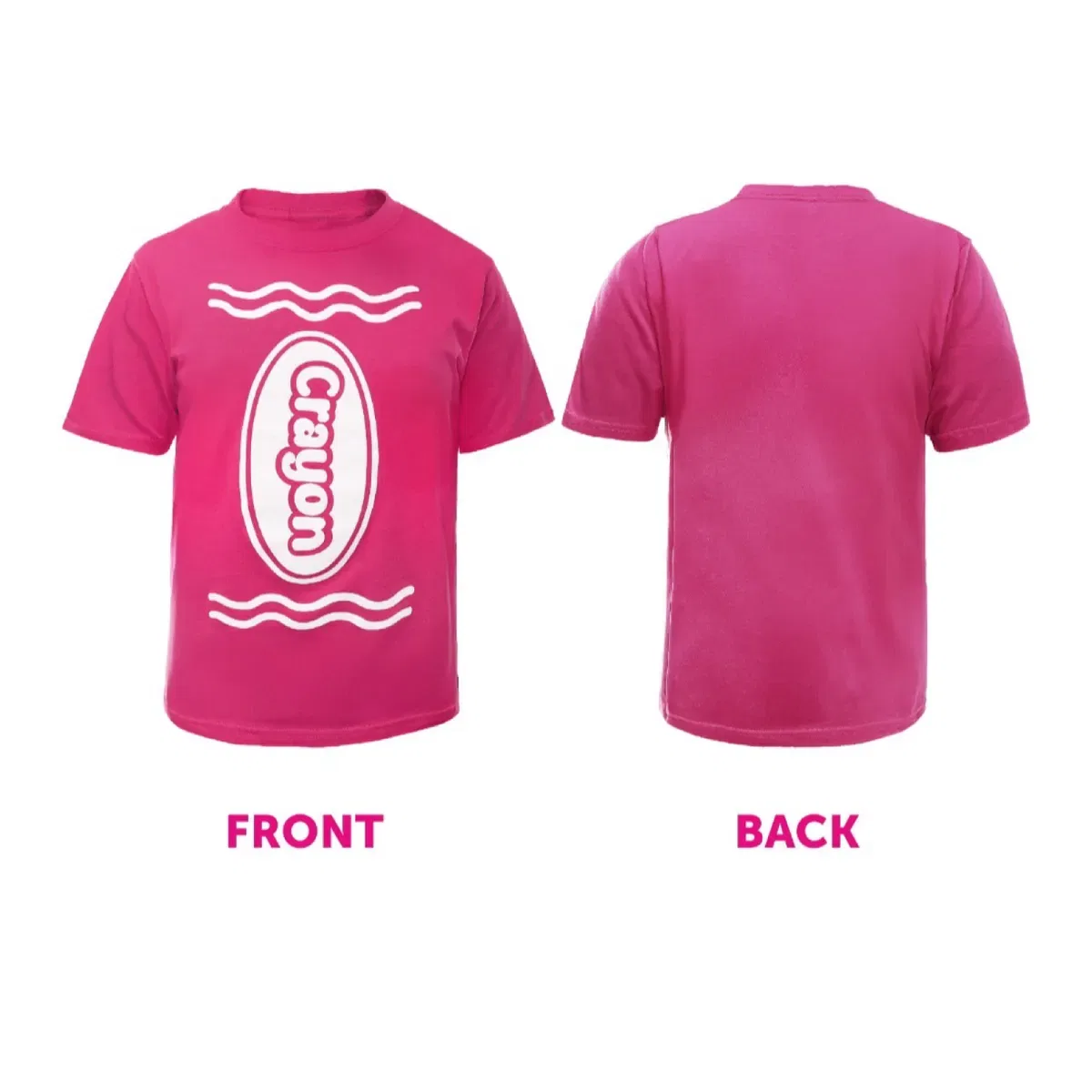Футболка с принтом Pink Crayon I Love Fancy Dress, Pink — фото 4