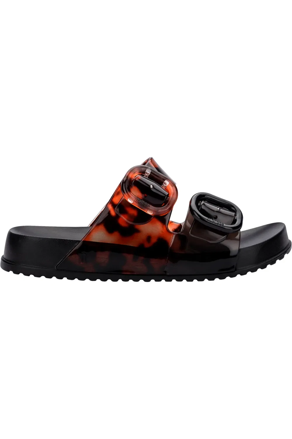 Сандалии детские слайды с ремешками Mini Cozy Mini Melissa, черный — фото 2