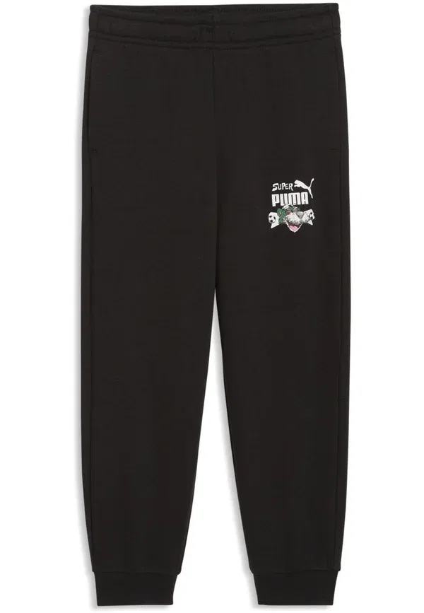 Брюки спортивные, Regular, Super jogginghose unisex, Puma, черный — фото 4