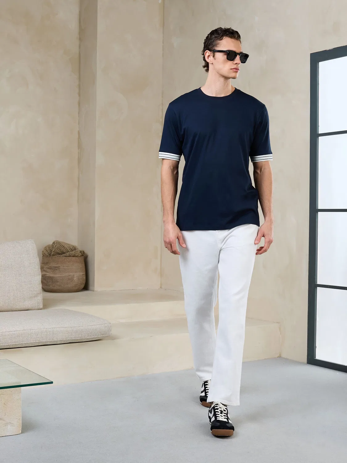 Футболка Regular Fit, N.Premium Smart Next, темно-синий — фото 2
