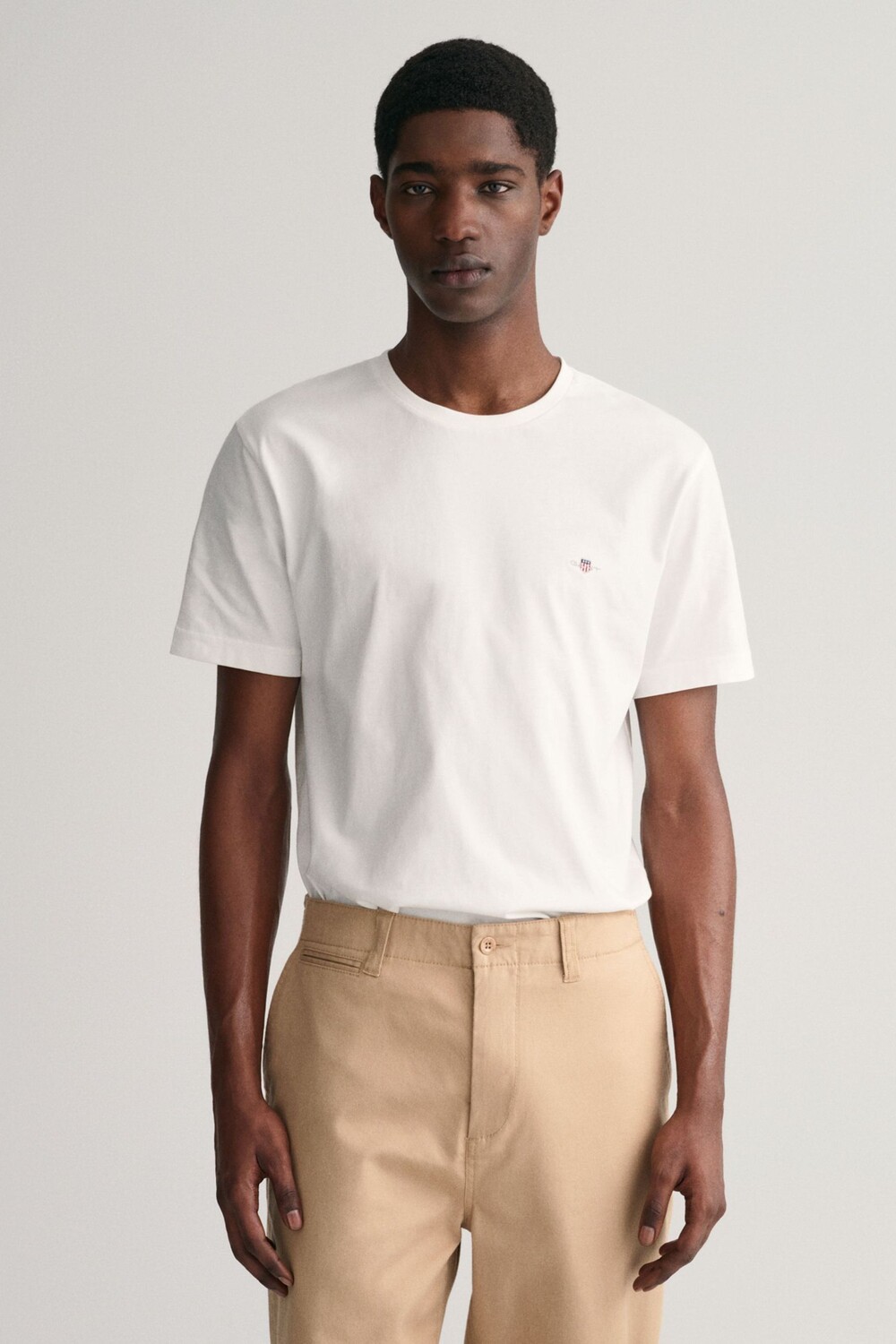 

Футболка Shield с логотипом GANT, белый