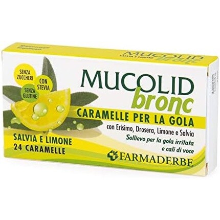 

Mucolid Bronc Sage & Lemon 24 Caramels Farmaderbe