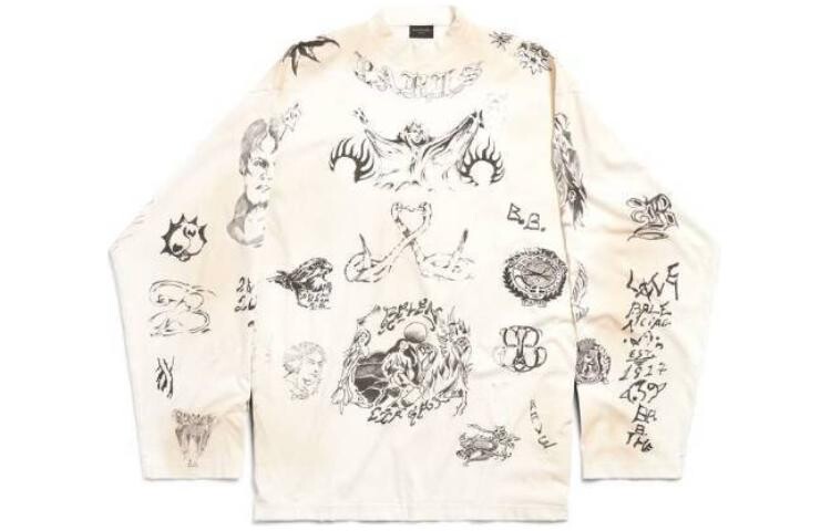 

Футболка унисекс Balenciaga, серый