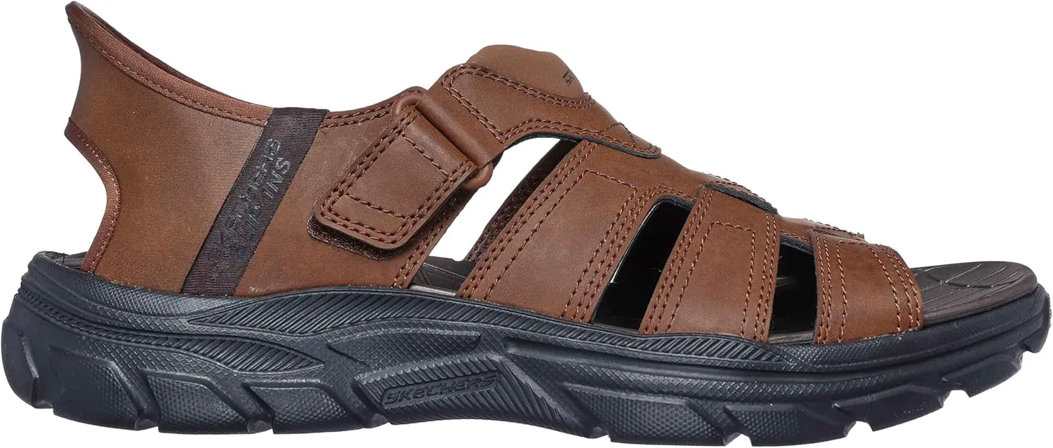 Мужские слипоны Skechers: сандалия Revolted SS-Norvel, черный — фото 2