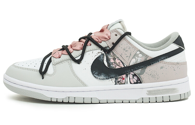 

Кроссовки Nike Dunk Skateboarding Shoes Men Low-top Gray/Pink, цвет Lotus Color