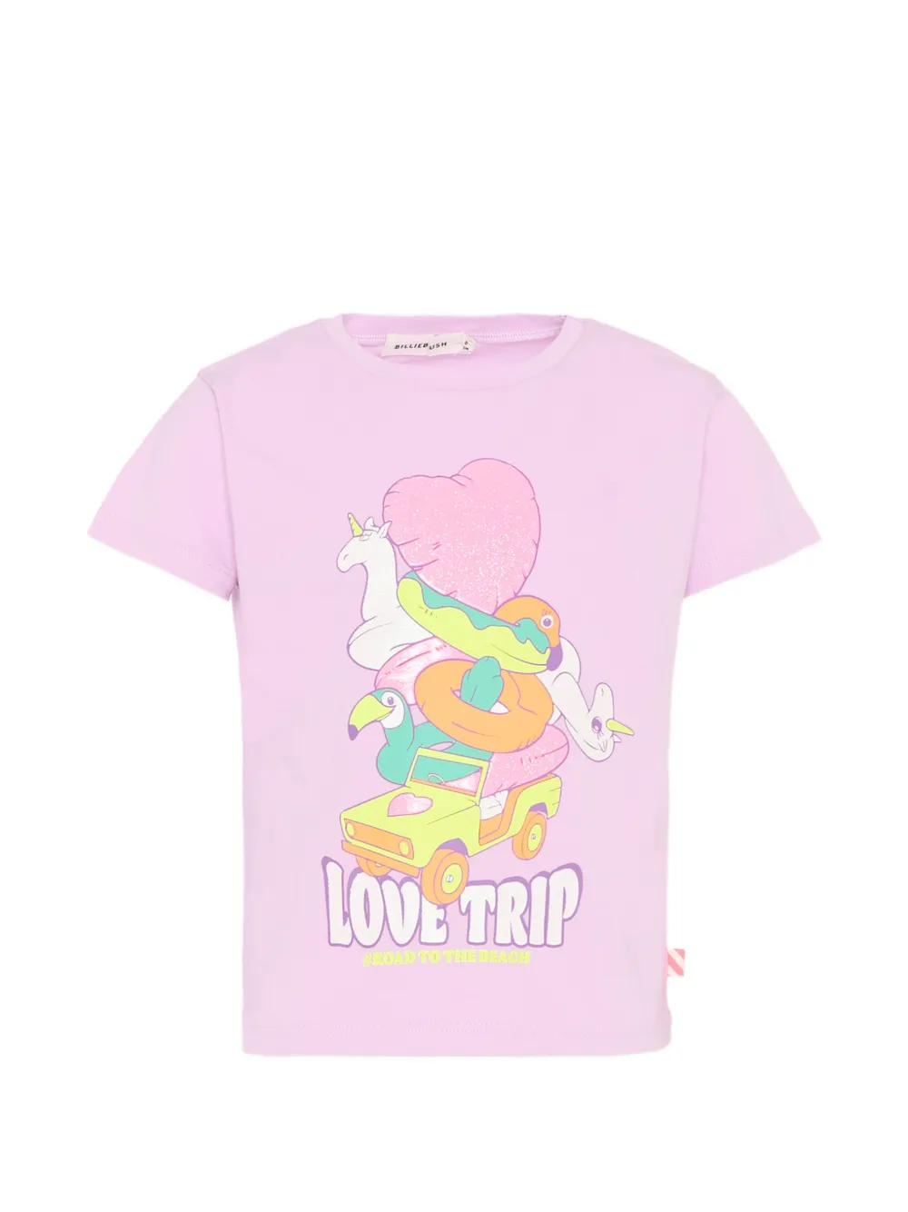 

Футболка с короткими рукавами и принтом Billieblush, розовый
