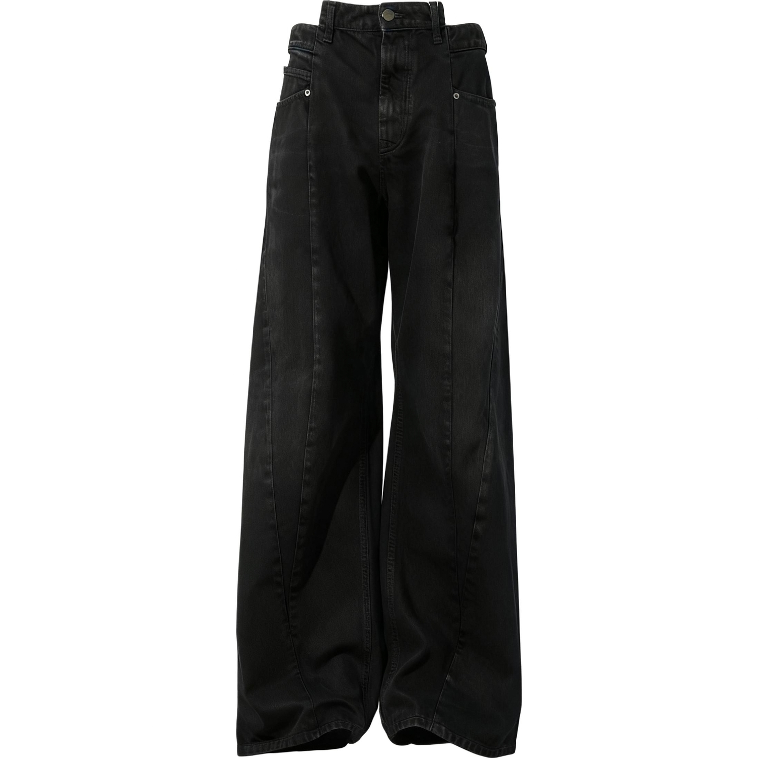 Прямые джинсы Maison Margiela, черный