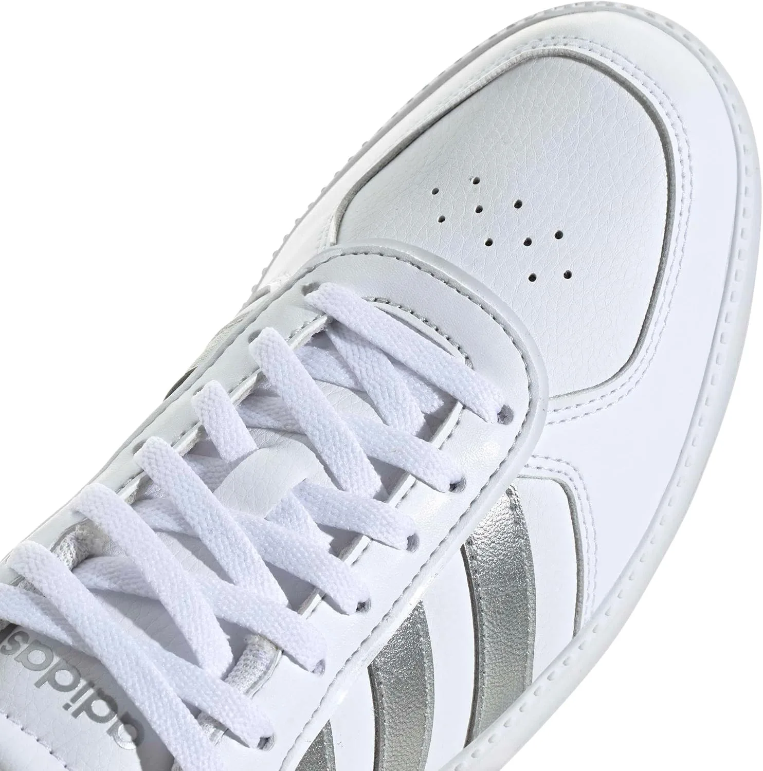 Унисекс кроссовки Adidas Breaknet Sleek, белый/серебряный — фото 4