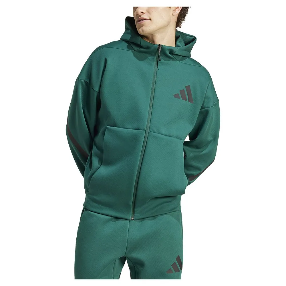

Толстовка adidas New Z.N.E full zip, зеленый
