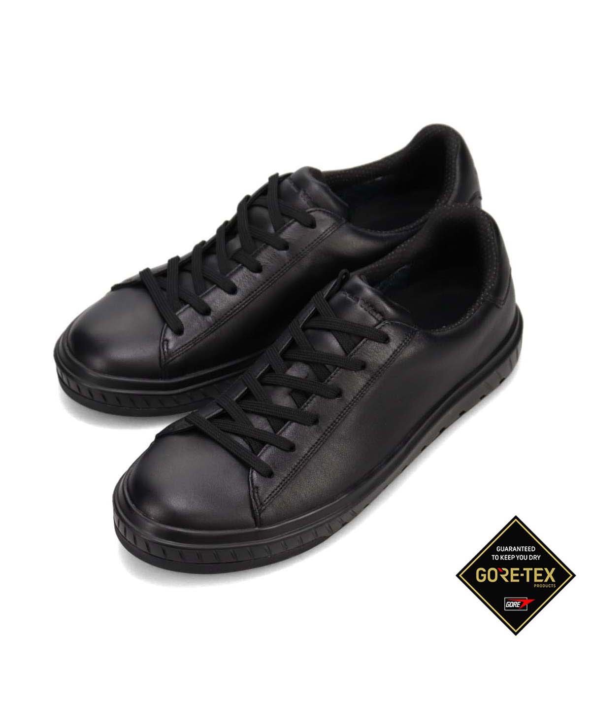 Всепогодные комфортные повседневные кожаные туфли Madras Walk, black