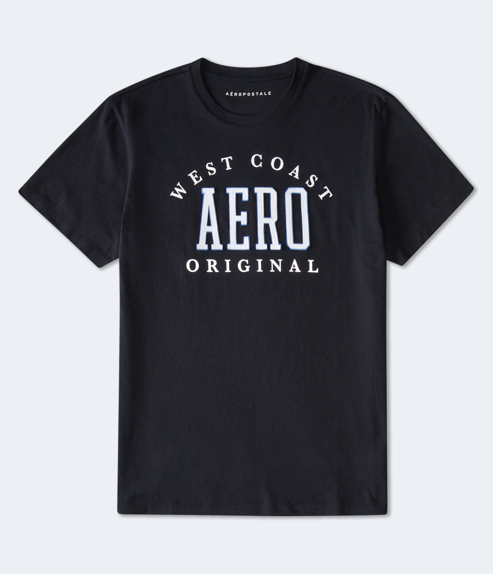

Футболка Aeropostale West Coast с графическим принтом из фольги, черный