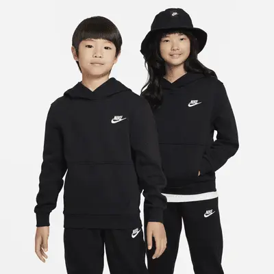 Худи Nike Sportswear Club Fleece, черный/белый