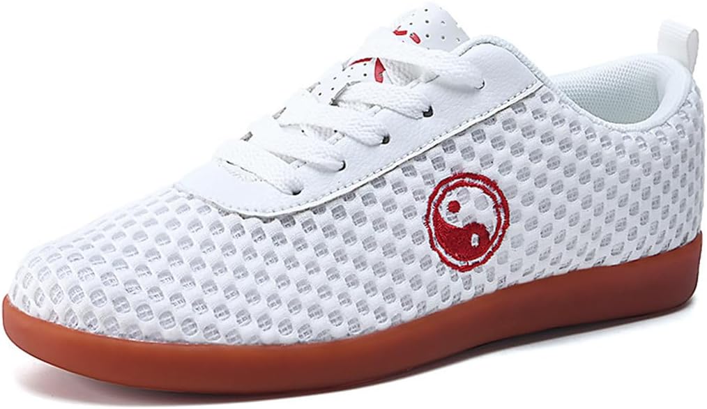 

Кроссовки для боевых искусств с сеткой для тренировок, Кунг-Фу и Тай-Чи, мужские и женские традиционные китайские прогулочные кеды Vibliss, белый