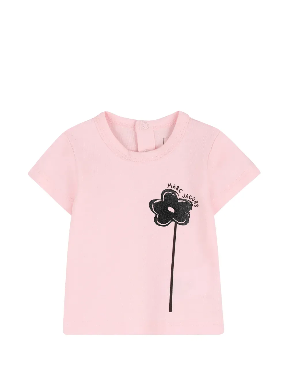 Спортивный костюм с цветочным принтом Marc Jacobs Kids, розовый — фото 3