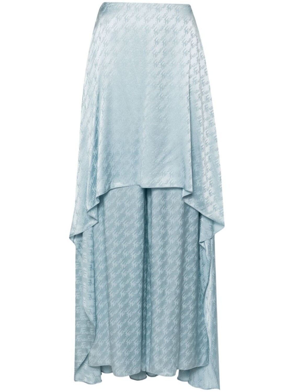

Брюки с жаккардовым логотипом FENDI, синий