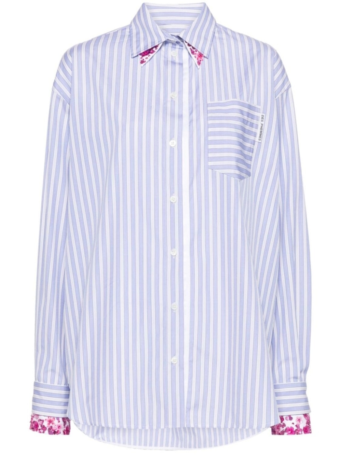 

DES PHEMMES рубашка Oversized B-Up, синий