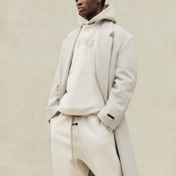 Толстовка eternal fleece crewneck 'cement' Fear Of God, серый — фото 3