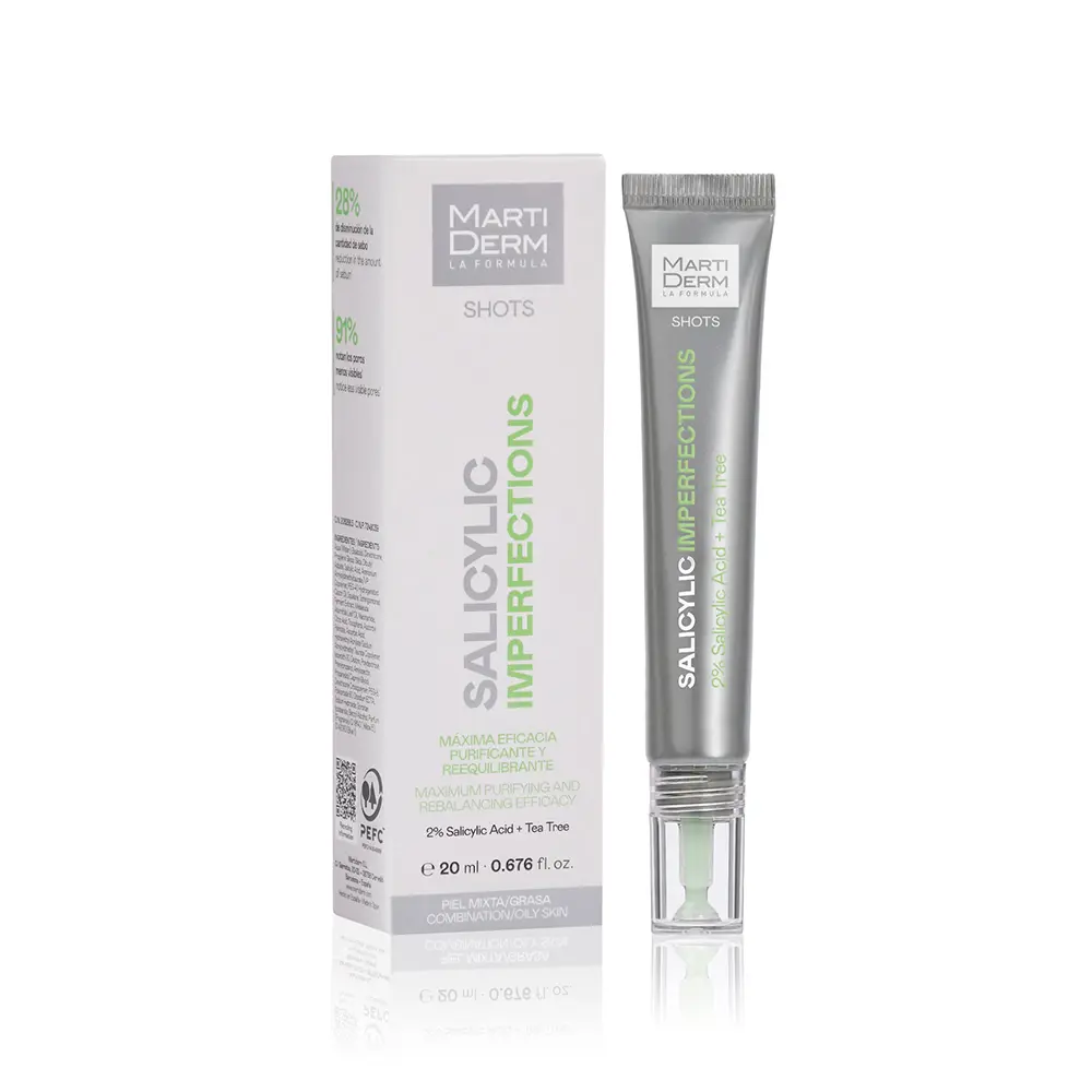 Крем для лица MartiDerm — Shot salicylic imperfections gel crema, 20 мл — фото 2