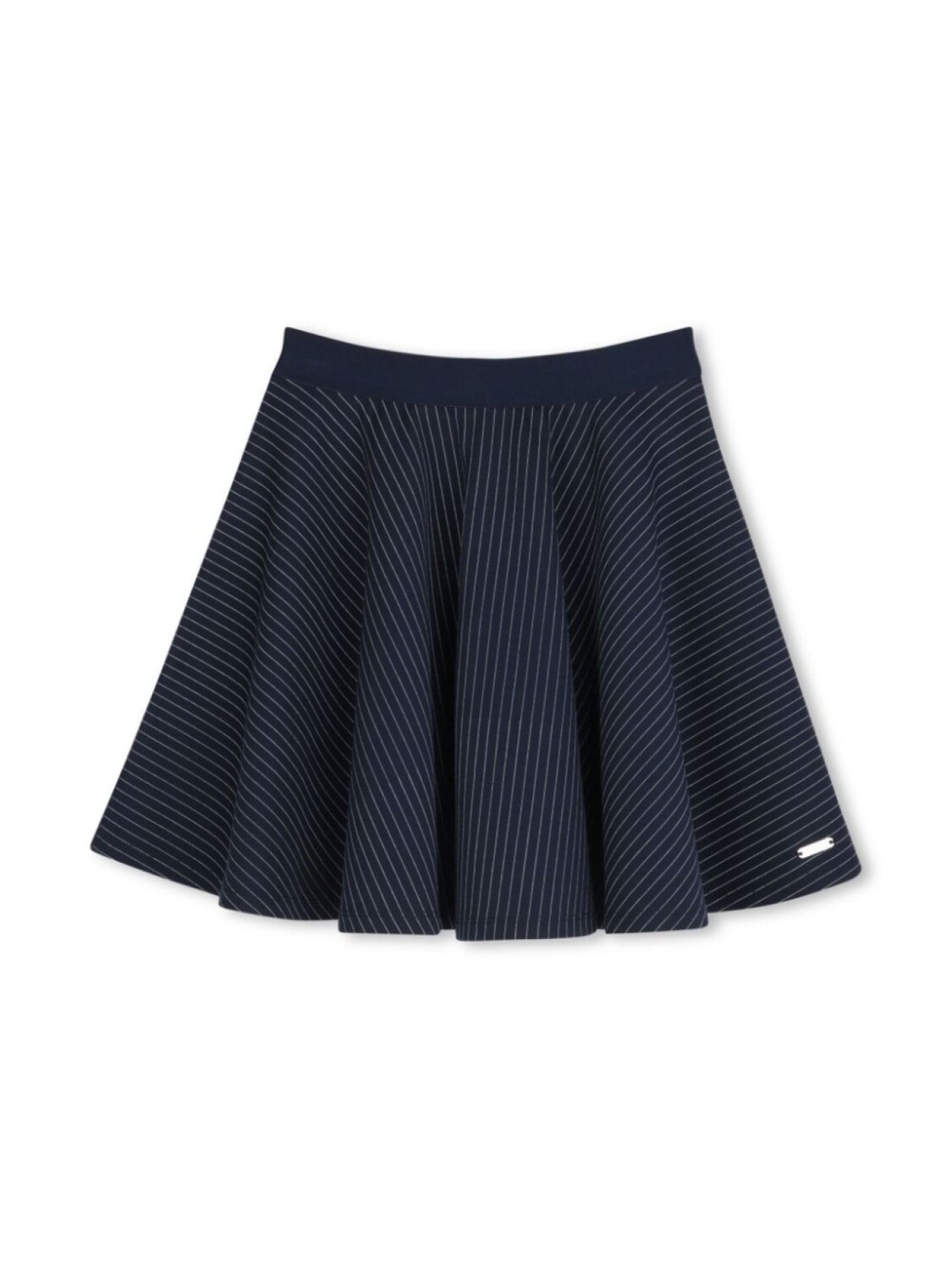 

BOSS Kidswear расклешенная юбка в полоску, синий