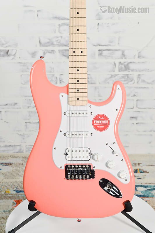 

Электрогитара Squier Sonic Stratocaster HSS Electric Guitar Tahitian Coral