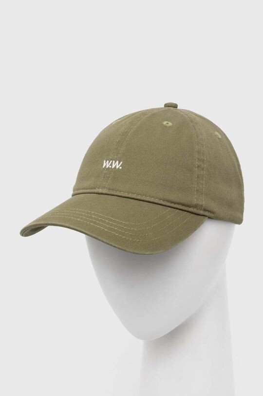 

Бейсбольная кепка Low Profile из хлопка Wood Wood, зеленый