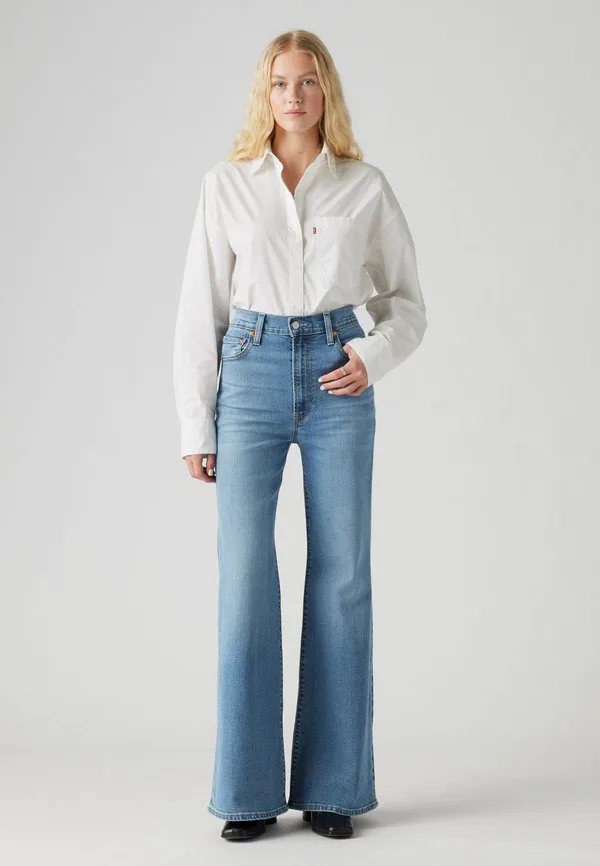 Расклешенные джинсы с колокольчиками на груди Levi'S, Blu Denim — фото 2