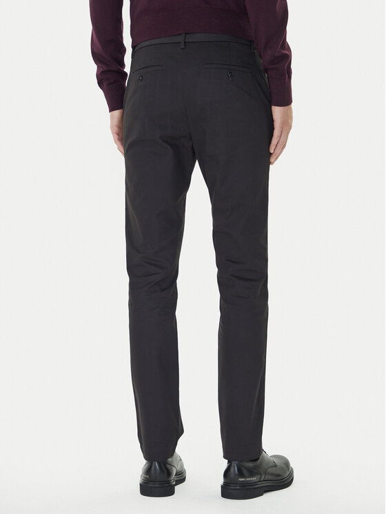 Чиносы slim fit LV04LD613G Calvin Klein, черный — фото 3