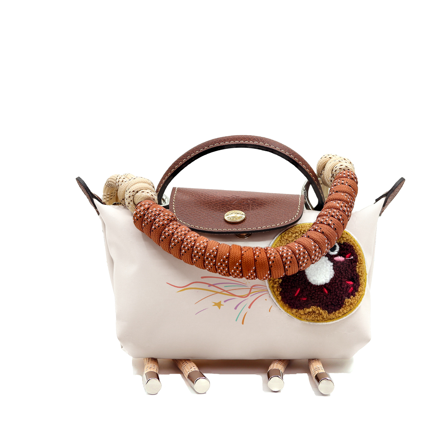 

LONGCHAMP Сумка-пельмень Le Pliage Polyamide Romantic Starry Words, Fresh Look Girlish