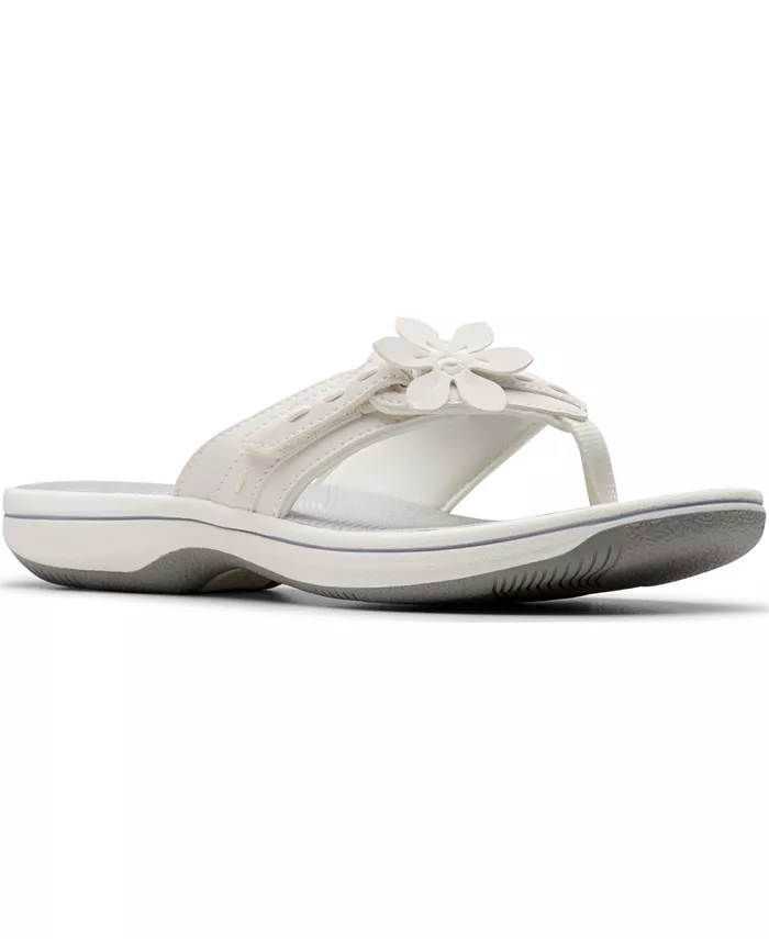 Женские шлепанцы Cloudsteppers Breeze Opal Clarks, белый